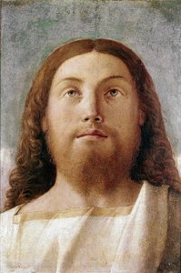 A megváltó. Részlet (tempera a panelen alkotó: Giovanni Bellini