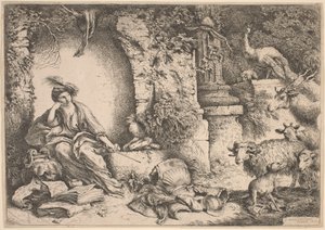 Circe Ulysses embereit vadállattá változtatja alkotó: Giovanni Benedetto Castiglione