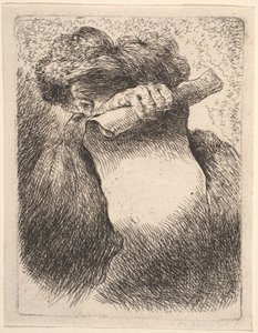 Férfi egy tekercssel alkotó: Giovanni Benedetto Castiglione