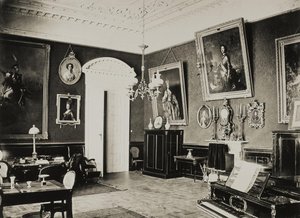 Paskevich rezidencia Gomelben. Piros nappali, 1860-as évek
