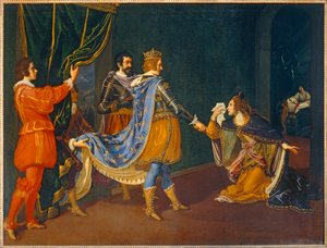 Aragóniai Izabella apja, Alfonz nápolyi király és férje, Giovanni Galeazzo Sforza milánói herceg nevében VIII. Károlyhoz folyamodik ...
