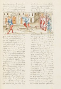 Dekameron, Vissza a hátra - Rinuccio Palermini a temetőben -Rinuccio Palermini menekül az őrség elől , Kilencedik nap, novella 1. alkotó: Giovanni Boccaccio