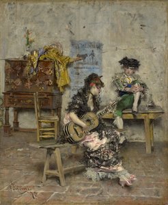 Egy gitáros, 1872 alkotó: Giovanni Boldini