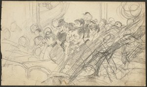 Közönség a párizsi színházban I alkotó: Giovanni Boldini