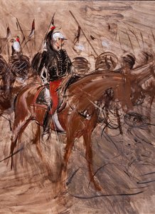 Dragonyok lóháton alkotó: Giovanni Boldini