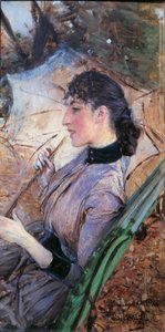 Olaszország, Firenze, Alaide Banti profilja alkotó: Giovanni Boldini