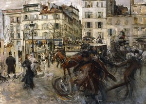 Place Pigalle, 1874 alkotó: Giovanni Boldini
