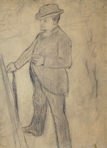 Boldini portréja, Edgar Degas (1834-1917), rajz alkotó: Giovanni Boldini