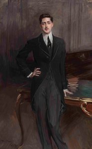 Szergej Platonovics Zubov gróf portréja 1881-1964, 1913. alkotó: Giovanni Boldini