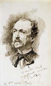 Emanuele Muzio portréja (Zibello alkotó: Giovanni Boldini