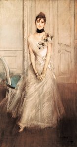 Emiliana Concha de Ossa portréja alkotó: Giovanni Boldini