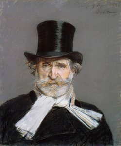 Giuseppe Verdi portréja, 1886 alkotó: Giovanni Boldini
