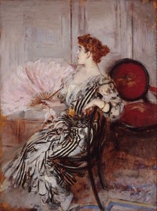 Madame Torre portréja, 1900 körül (olaj, vászon) alkotó: Giovanni Boldini