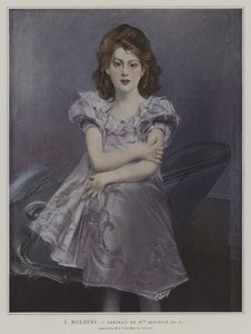 Mademoiselle Beatrice de C portréja...
