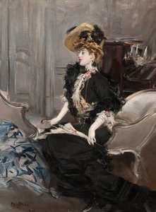 R. L. asszony portréja, 1901. alkotó: Giovanni Boldini