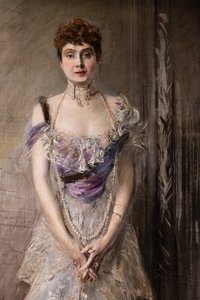 Eulalia spanyol hercegnő, részlet alkotó: Giovanni Boldini