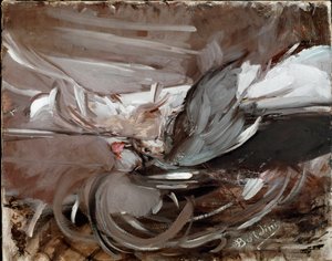Csendélet játékfestményekkel, Giovanni Boldini (1842-1931) 1911 Méret: 75x93 cm Pistoia, Boldini gyűjtemény alkotó: Giovanni Boldini