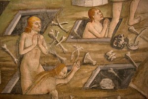 Utolsó ítélet, 1492 körül alkotó: Giovanni Canavesio