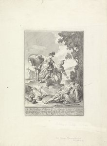 Jelenet Tasso „La Gerusalemme liberata” című művéből alkotó: Giovanni Cattini (attributed to)