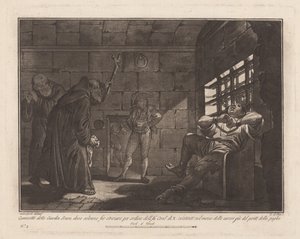 A "Giardin Scuro" a fojtogató kivégzésekhez alkotó: Giovanni De Pian, after Francesco Galimberti