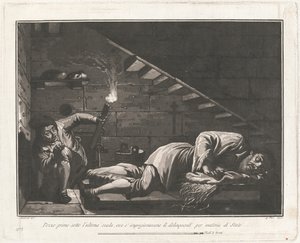 A „kút” az államtörvény megsértőinek alkotó: Giovanni De Pian, after Francesco Galimberti
