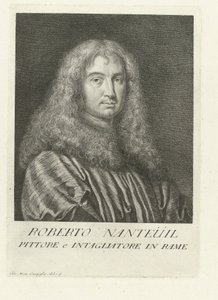 Robert Nanteuil művész portréja Művészek portréi (sorozat címe)