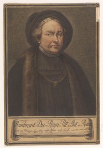 Rembrandt Harmensz művész portréja. Rajnából Művészek portréi (sorozat címe)