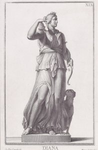 Diana szobra, 1734.