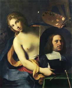 A festészet allegóriája alkotó: Giovanni Domenico Cerrini
