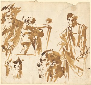Figurák és Arcok alkotó: Giovanni Domenico Tiepolo