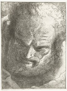 Az ember lenéz Fejgyűjtemény (sorozat címe) Raccolta di Teste (sorozat címe) alkotó: Giovanni Domenico Tiepolo