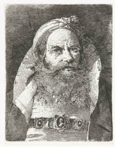 Férfi kis turbánnal Fejgyűjtemény (sorozat címe) Raccolta di Teste (sorozat címe) alkotó: Giovanni Domenico Tiepolo