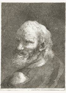 Férfi csupasz váll Fejgyűjtemény (sorozat címe) Raccolta di Teste (sorozat címe) alkotó: Giovanni Domenico Tiepolo