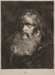 Fejfedő nélküli öregember alkotó: Giovanni Domenico Tiepolo