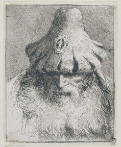 Kúpos kalapos öregember alkotó: Giovanni Domenico Tiepolo