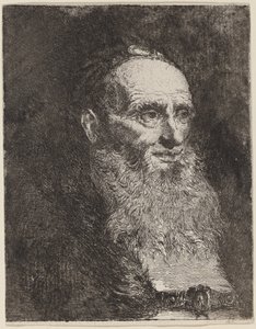 Szakállas öregember alkotó: Giovanni Domenico Tiepolo