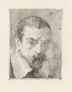 Szakállas és csupasz fejű öregember, a Raccolta di Teste-ből (Fejgyűjtemény) alkotó: Giovanni Domenico Tiepolo