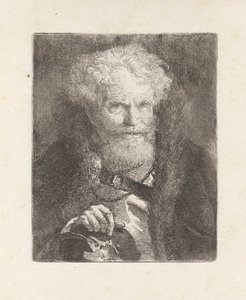 Sisakos öregember, a Raccolta di Teste-ből (Fejgyűjtemény) alkotó: Giovanni Domenico Tiepolo