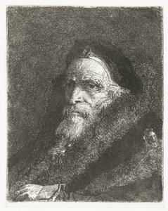 Öreg ember bundában Fejgyűjtemény (sorozat címe) Raccolta di Teste (sorozat címe) alkotó: Giovanni Domenico Tiepolo
