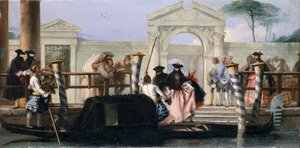 A gondola indulása, 1760-as évek közepe.