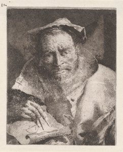 A matematikus, a Raccolta di Teste-ből (Fejgyűjtemény) alkotó: Giovanni Domenico Tiepolo