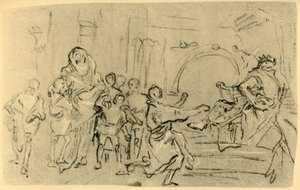 A Makkabeusok anyja Antiochus előtt, 1759, 1928 alkotó: Giovanni Domenico Tiepolo