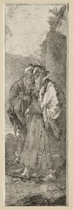 Két öreg egy tájban alkotó: Giovanni Domenico Tiepolo