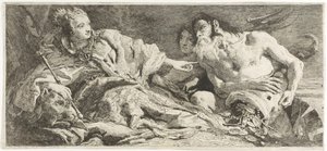 Velence Neptunusz hódolatának fogadása alkotó: Giovanni Domenico Tiepolo