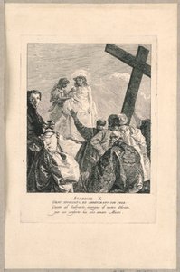 Keresztút – X. állomás, Jézus kifosztott alkotó: Giovanni Domenico Tiepolo