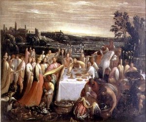 Lakoma a tó szélén, 1610-12 alkotó: Giovanni Donducci