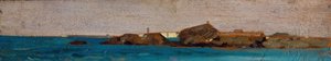 Kék tenger, 1865 körül (olaj, tábla) alkotó: Giovanni Fattori
