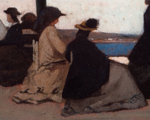 La Rotonda de Palmieri (La Rotonda di Palmieri) Giovanni Fattori (1825-1908) részletfestménye alkotó: Giovanni Fattori