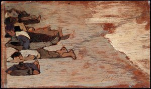 A munkások szundikálása - Festészet alkotó: Giovanni Fattori