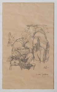 Nők a piacon 1918 (litho)